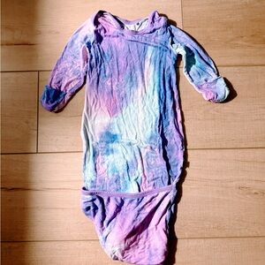 Little Sleepies Newborn Baby Pastel Tie-Dye Sleep Sack